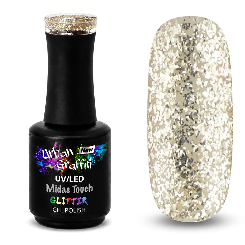 Midas Touch - UGGP-A0914 Urban Graffiti Altın Simli Jel Oje 15ml