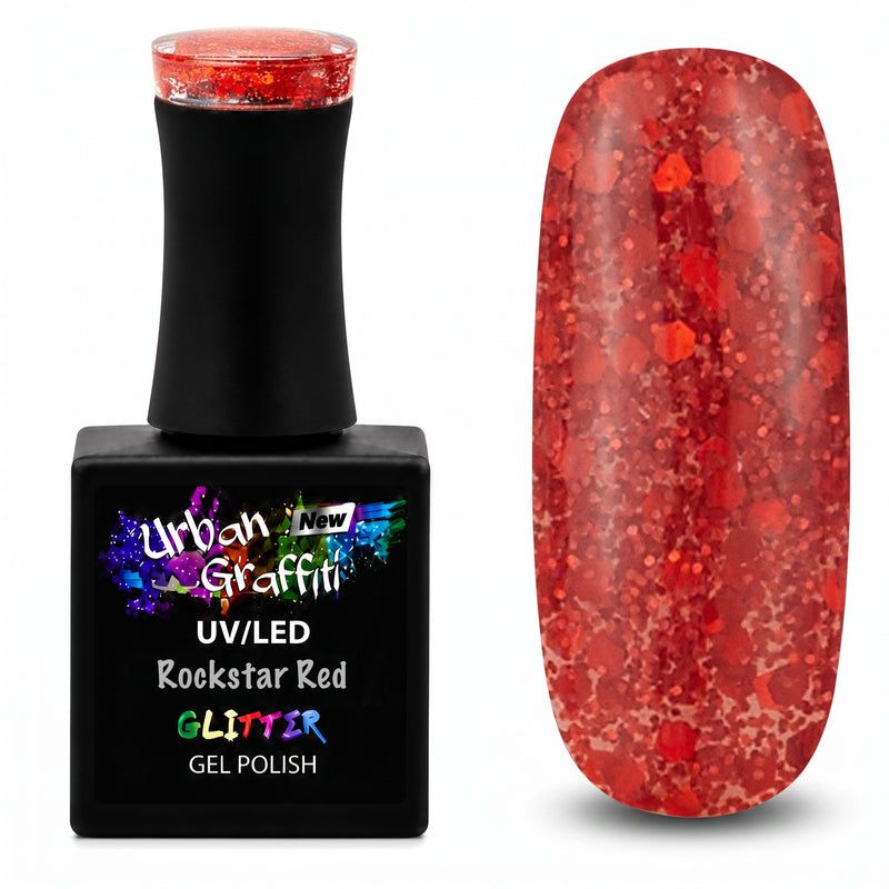 Rockstar Red - UGGP-XS010 Urban Graffiti Gel Lak za Nokte 15ml